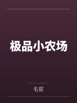 极品小农场封面